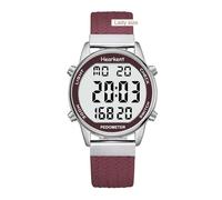 Montre podomètre pour Femme - Montre de Suivi des Pas avec Compteur de Calories - sans Bluetooth - Écran LCD à Grands Chiffres - Montre de Sport avec Compteur de Pas pour la marche-Hearkent-2401