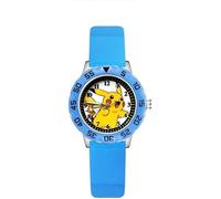 Montre - Pokémon - Pikachu - Bracelet cuir - Bleu ciel - Cadran analogique