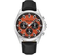 Montre - POLICE - Mixte - Analogique-Numérique - Cuir Marron - Quartz