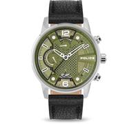 Montre - POLICE - PEWJF2203305 - Analogique - Cuir Noir - Homme Chic