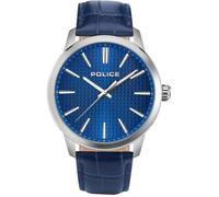 Montre - POLICE - Raho PEWJA2207703 - Quartz - Boîtier Acier inoxydable - Cadran Bleu - Bracelet Cuir Bleu