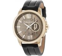 Montre - POLICE - SQUAD PL15238JSG.11 - Acier inoxydable - Cadran marron - Bracelet noir