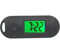 Montre Porte-clés étudiant Montre électronique numérique Montre de Poche de Test Silencieux Montre de Poche en Verre à Transmission de lumière élevée (Noir)
