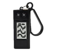 Montre porte-clés - Montre de poche avec écran clair, un élégant pendentif pour montre clavier | Chronométrage précis silencieux, montre portable compacte pour examens scolaires tras, noir, Fare