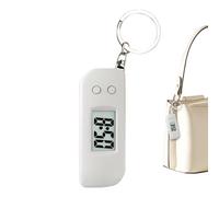 Montre porte-clés numérique | Petit sac à dos phosphorescent - Horloge électronique porte-clés pour hommes, femmes, adolescents, garçons, filles, famille, fils, fille, amis, athlètes, blanc, Refer to