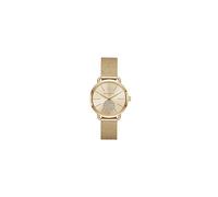 Montre Portia Mk3844 en acier inoxydable doré - quartz analogique, bracelet doré pour femmes