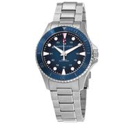 Montre Pour Des Hommes Hamilton Khaki Navy Scuba Bleu Cadran Plongeur H82505140