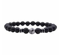 Montre pour femme - Bracelet en pierre naturelle - Bracelet de perles à la main - Bijoux fantaisie pour la Saint-Valentin, taille unique, Pierre naturelle, Pas de gemme