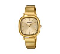 Montre pour femme Casio Timeless Quartz cadran doré bracelet en acier LTP-B16...