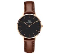 Montre Femme Daniel Wellington Petite 32 St Mawes DW00100169 noir / brun roux
