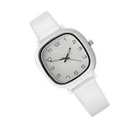 Montre pour femme - Montre carrée élégante pour étudiants, bracelet en silicone, accessoires de bijoux décontractés | Montre-bracelet pour rendez-vous, école, course, travail, sport, cadeau tendance