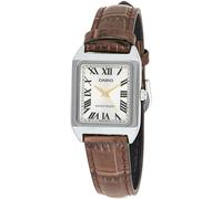 Montre pour femme style vintage CASIO Collection LTP-V007L-9B bracelet en cuir