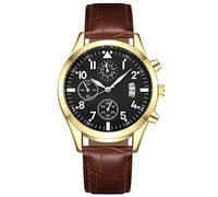 Montre pour homme avec fonction cuir populaire et calendrier lumineux, b, One Size