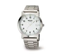 Montre Pour Homme Boccia Titanium 3630-01 Chiffres Arabes Cadran Blanc Ø37Mm