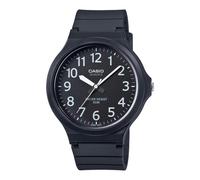 Casio Mens Analogue Watch with Resin Strap Black - MW-240-1BVEF