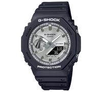 Montre pour homme CASIO G-SHOCK GA-2100SB-1AJF cadran argenté noyau carbone b...