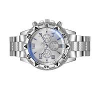 Montre pour homme en acier inoxydable tendance, élégante et décontractée, accessoire élégant et authentique, montre multi-occasions, bijoux pour homme, équipement de montre pour le quotidien, le
