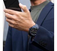 Montre Pour Homme Jaguar En Cuir Bleue Jaguar Connected UJ961/1