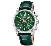Montre Pour Homme Jaguar En Cuir Verte Jaguar Acamar UJ968/3
