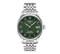 Montre pour homme Le Locle automatique en acier et cadran vert