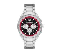 Montre pour Homme Michael Kors Accelerator 2, Mouvement chronographe à Quartz avec Bracelet en Acier Inoxydable, Rouge Cramoisi