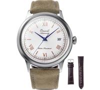 Montre pour homme Orient Bambino cadran blanc 75e anniversaire édition limité...