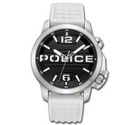 Montre Pour Homme Police En Cuir Blanche Montre Automatique UPOD0021704