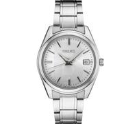 Seiko Montre homme SUR307P1 – Analogique Quartz, bracelet acier inoxydable 40 mm, verre saphir