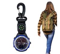 Montre pour La Randonnée,Boussole Résistante À l'eau - Montre-Boussole de Sac Dos avec | Randonnée Activités Plein Air Camping Voyage Sports Et Alpinisme Aventure Hommes