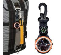 Montre pour la randonnée et la randonnée | Lumineux dans Le Noir, Montre à Dos avec, pour randonnée, activités de Plein air, Camping, Sac à Dos à l'épaule Sport Alpinisme Aventure Hommes et