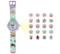 Lexibook, Star Wars, Montre digitale Grogu avec 20 projections, Bracelet ajustable pour enfants, Affichage date et heure, Vert/Violet, DMW050SW