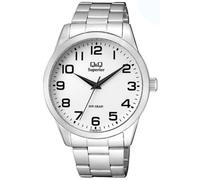 Montre - Q&Q - C23A-007VY - Homme - Quartz - Acier inoxydable - Blanc