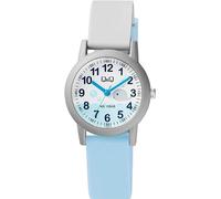 Montre Q&Q pour enfants avec bracelet en silicone, baleine, 10 ATM
