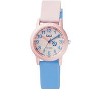 Montre Q&Q pour enfants avec bracelet en silicone, marine, 10 ATM
