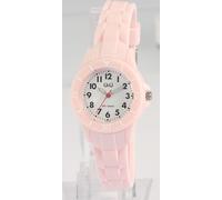 Montre Q&Q pour femme avec bracelet en silicone, 10 ATM, rose