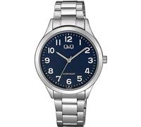 Montre Q&Q pour homme avec bracelet en acier inoxydable, 3 bar