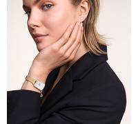 Montre Quadro Charm Bezel Evergold White Mop Gold