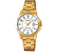 Montre Quartz Femme - CASIO - Collection LTP-V004G-7B - Blanc - Acier inoxydable - Or