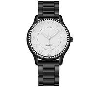 Montre Quartz Femme Extensible Style Simple Grand Chiffre Cadran Bracelet Alliage, Watch Montre Analogique pour Femme Bracelet en Acier Inoxydable, Cadeau La Fête des Mères