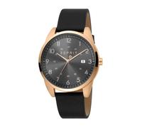 Montre Quartz Homme - ESPRIT - Cameo ES1G212L0045 - Noir - Cuir - 3 Atm - Analogique - Ronde - Classique