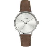 Montre Quartz Homme - s.Oliver - SO-4226-LQ - Bracelet Cuir - Boîtier Acier inoxydable - Cadran Argent