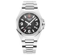 Montre Quartz Homme Swiss Alpine Military Avenger SAM7005.1137 - Acier inoxydable - Noir - Argent