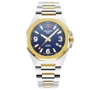 Montre Quartz Homme - Swiss Alpine Military Avenger SAM7005.1145 - Acier inoxydable - Bleu - Deux tons