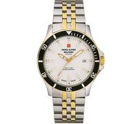 Montre Quartz Homme - Swiss Alpine Military - SAM7022.1142 - Blanc - Sport - Acier inoxydable
