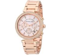 Montre Quartz MK5491 Femme - MICHAEL KORS - Bracelet Acier Inoxydable - Doré Rose - Strass