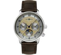 Montre quartz Zeppelin Friedrichshafen Lady phase de lune 8537-5