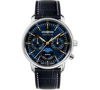 Montre quartz Zeppelin LZ14 Lady phase de lune bleue 8635-3