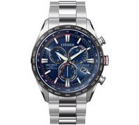 Montre radio-pilotée Citizen pour homme en argent CB5945-85L