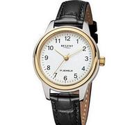 Montre Regent noire F-958 dames analogique à remontage manuel URF958
