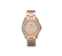 Montre Riley Multifonction en acier inoxydable ton or rose pour femme, ES2811